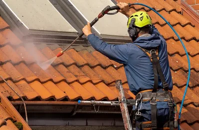 Démoussage et hydrofuge de toiture à Augerolles